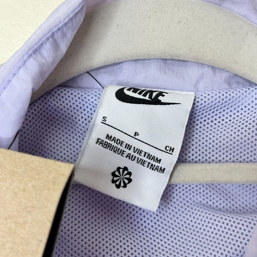 Nike EYBL 2023 Sportswear Essential Women's S Purple Woven Jacket Oversized NWT - Picture 3 of 8